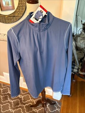 NEW with tags SOYBU purple /Blue Quarter-Zip Active Pullover Medium